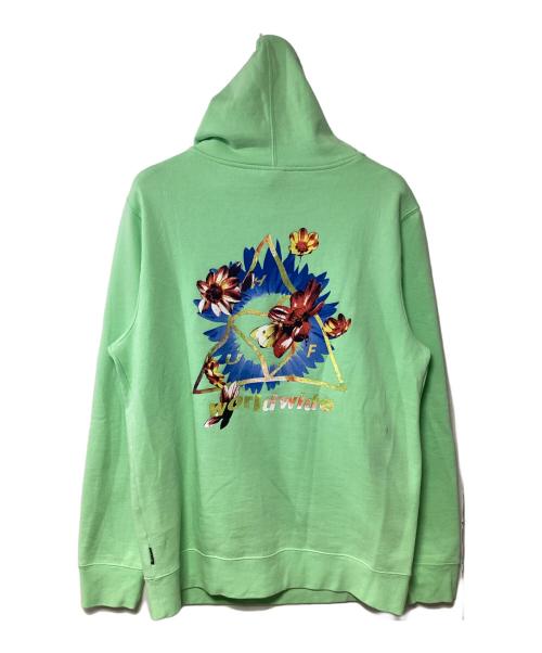 HUF（ハフ）HUF (ハフ) パーカー 黄緑 サイズ:Lの古着・服飾アイテム