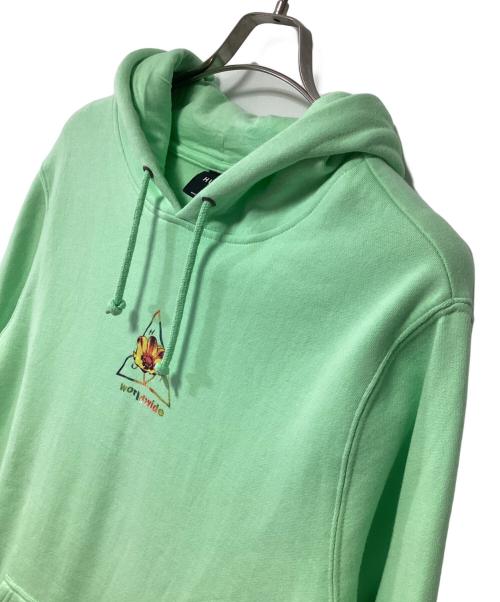 HUF（ハフ）HUF (ハフ) パーカー 黄緑 サイズ:Lの古着・服飾アイテム