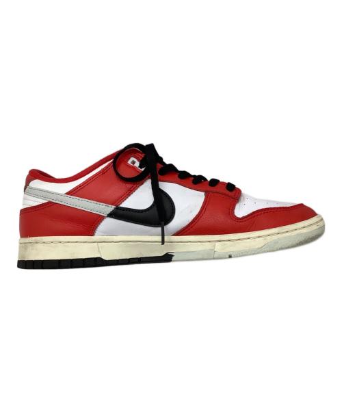 NIKE（ナイキ）NIKE (ナイキ) DUNK LOW レッド×ホワイト サイズ:27.5の古着・服飾アイテム