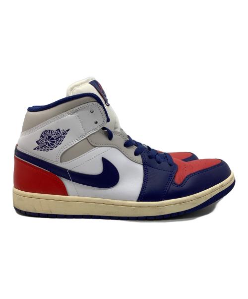 NIKE（ナイキ）NIKE (ナイキ) Nike AIR JORDAN 1 MID レッド×ブルー サイズ:28.5の古着・服飾アイテム
