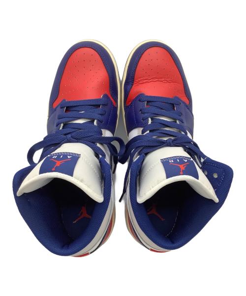 NIKE（ナイキ）NIKE (ナイキ) Nike AIR JORDAN 1 MID レッド×ブルー サイズ:28.5の古着・服飾アイテム
