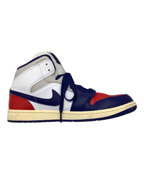 NIKE（ナイキ）NIKE (ナイキ) Nike AIR JORDAN 1 MID レッド×ブルー サイズ:28.5の古着・服飾アイテム