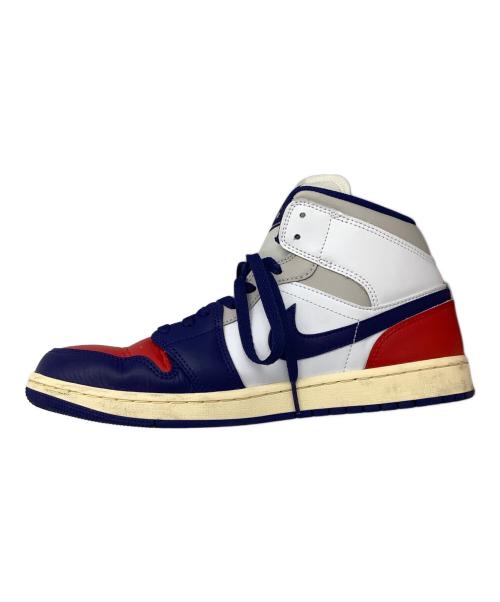 NIKE（ナイキ）NIKE (ナイキ) Nike AIR JORDAN 1 MID レッド×ブルー サイズ:28.5の古着・服飾アイテム