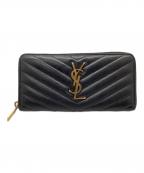 Saint Laurent Parisサンローランパリ）の古着「長財布」｜ブラック
