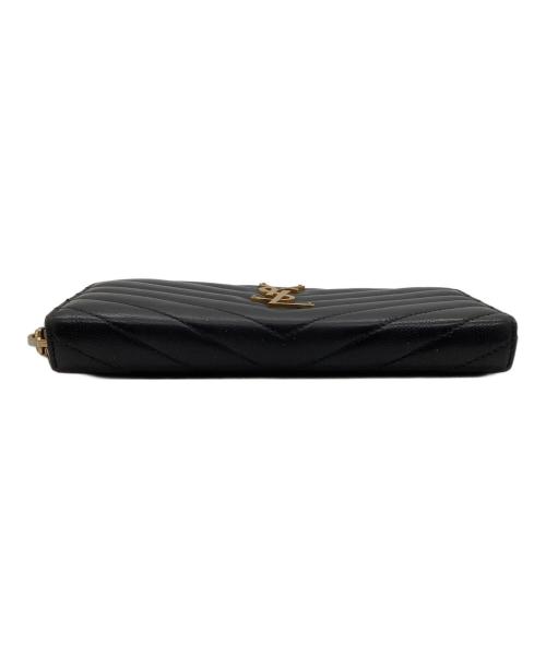 Saint Laurent Paris（サンローランパリ）Saint Laurent Paris (サンローランパリ) 長財布 ブラックの古着・服飾アイテム