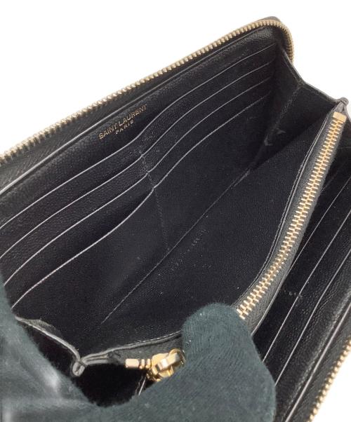 Saint Laurent Paris（サンローランパリ）Saint Laurent Paris (サンローランパリ) 長財布 ブラックの古着・服飾アイテム