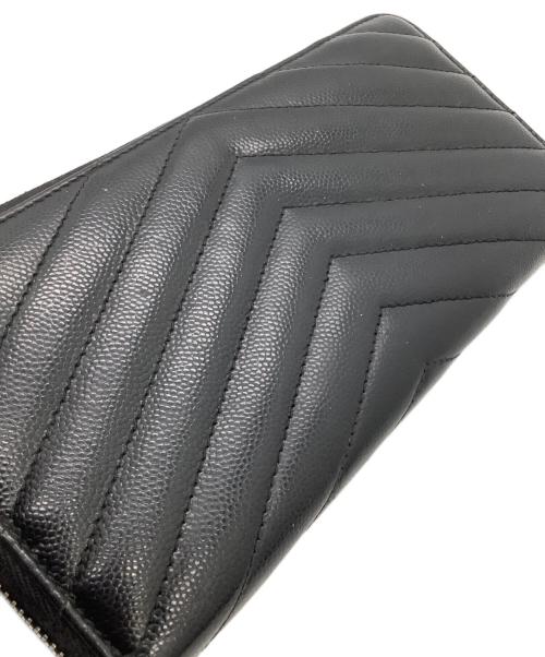 Saint Laurent Paris（サンローランパリ）Saint Laurent Paris (サンローランパリ) 長財布 ブラックの古着・服飾アイテム