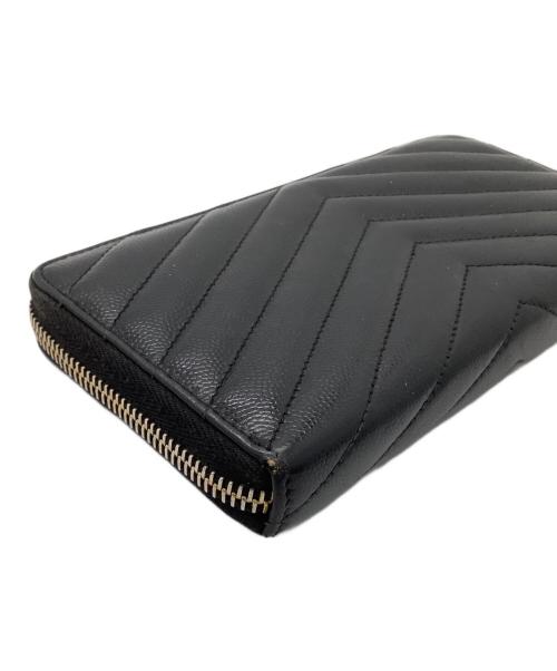 Saint Laurent Paris（サンローランパリ）Saint Laurent Paris (サンローランパリ) 長財布 ブラックの古着・服飾アイテム