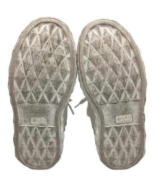 JIMMY CHOO（ジミーチュウ）JIMMY CHOO (ジミーチュウ) ローカットスニーカー ベージュ サイズ:35の古着・服飾アイテム