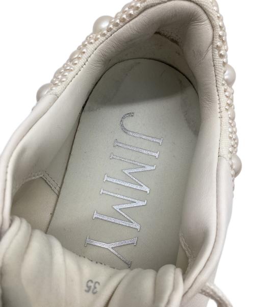 JIMMY CHOO（ジミーチュウ）JIMMY CHOO (ジミーチュウ) ローカットスニーカー ベージュ サイズ:35の古着・服飾アイテム