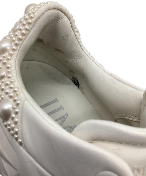 JIMMY CHOO（ジミーチュウ）JIMMY CHOO (ジミーチュウ) ローカットスニーカー ベージュ サイズ:35の古着・服飾アイテム
