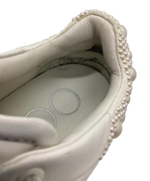 JIMMY CHOO（ジミーチュウ）JIMMY CHOO (ジミーチュウ) ローカットスニーカー ベージュ サイズ:35の古着・服飾アイテム
