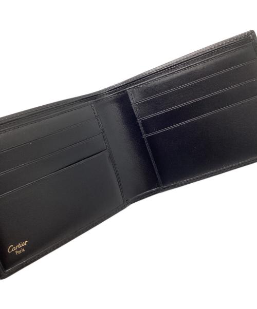 Cartier（カルティエ）Cartier (カルティエ) 2つ折り札入れ ブラックの古着・服飾アイテム