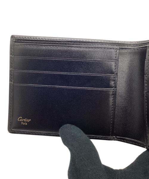 Cartier（カルティエ）Cartier (カルティエ) 2つ折り札入れ ブラックの古着・服飾アイテム