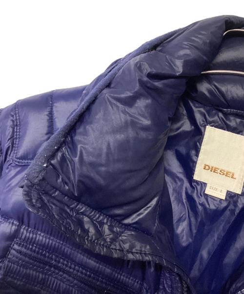 DIESEL（ディーゼル）DIESEL (ディーゼル) ダウンジャケット ネイビー サイズ:Lの古着・服飾アイテム