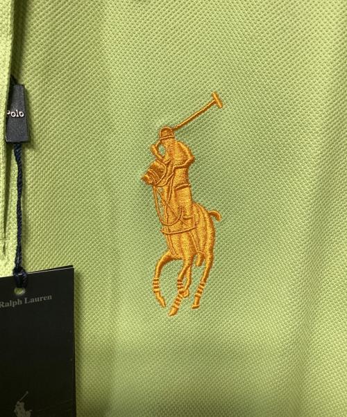 POLO RALPH LAUREN（ポロ・ラルフローレン）POLO RALPH LAUREN (ポロ・ラルフローレン) 半袖ポロシャツ 黄緑 サイズ:L 未使用品の古着・服飾アイテム