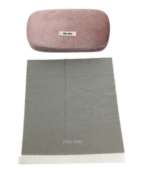 MIU MIU（ミュウミュウ）MIU MIU (ミュウミュウ) 眼鏡 ブラック サイズ:52⬜︎19の古着・服飾アイテム