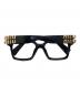 MIU MIU (ミュウミュウ) 眼鏡 ブラック サイズ:52⬜︎19：23000円