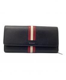 BALLY（バリー）の古着「長財布」｜ブラック×レッド