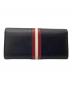 BALLY (バリー) 長財布 ブラック×レッド：15000円