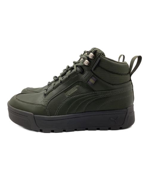 PUMA（プーマ）PUMA (プーマ) ハイカットスニーカー グリーン サイズ:25の古着・服飾アイテム