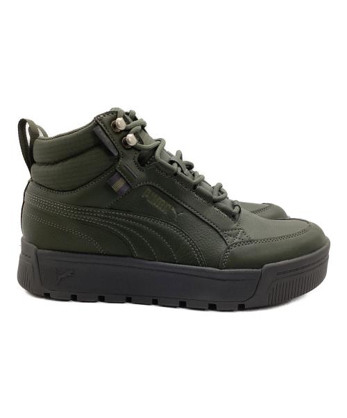 PUMA（プーマ）PUMA (プーマ) ハイカットスニーカー グリーン サイズ:25の古着・服飾アイテム