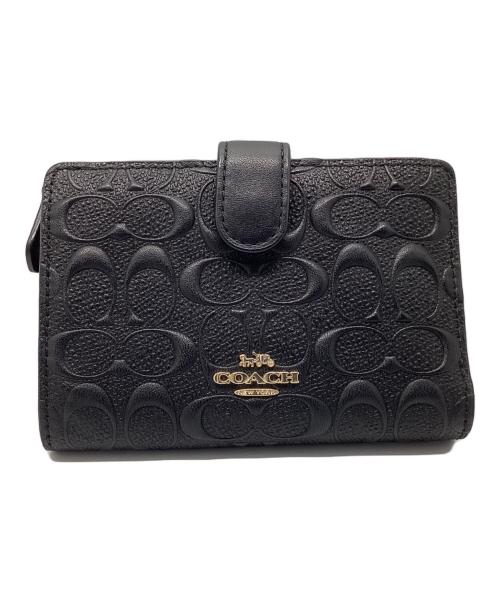 COACH（コーチ）COACH (コーチ) 2つ折り財布 ブラックの古着・服飾アイテム