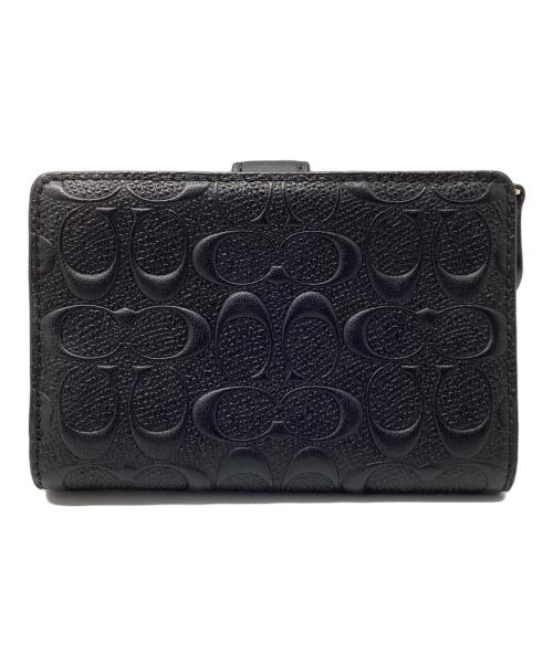 COACH（コーチ）COACH (コーチ) 2つ折り財布 ブラックの古着・服飾アイテム