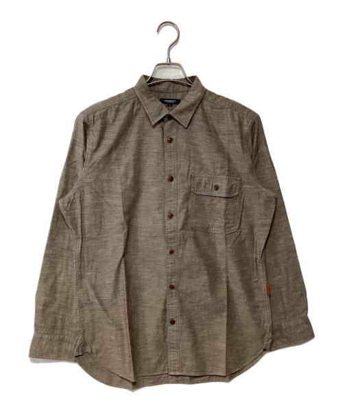 BURBERRY LONDON（バーバリーロンドン）BURBERRY LONDON (バーバリーロンドン) 長袖シャツ ブラウン サイズ:Lの古着・服飾アイテム