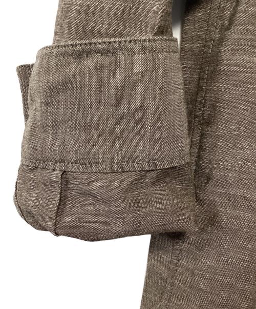 BURBERRY LONDON（バーバリーロンドン）BURBERRY LONDON (バーバリーロンドン) 長袖シャツ ブラウン サイズ:Lの古着・服飾アイテム
