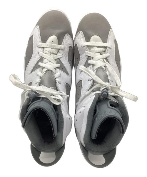 NIKE（ナイキ）NIKE (ナイキ) AIR JORDAN 6 RETRO ホワイト×グレー サイズ:30の古着・服飾アイテム