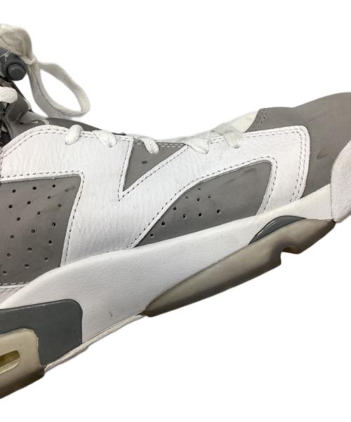 NIKE（ナイキ）NIKE (ナイキ) AIR JORDAN 6 RETRO ホワイト×グレー サイズ:30の古着・服飾アイテム
