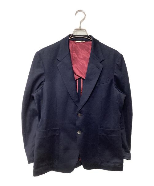 Paul Smith COLLECTION（ポールスミス コレクション）Paul Smith COLLECTION (ポールスミス コレクション) リネンテーラードジャケット ネイビー サイズ:LXの古着・服飾アイテム