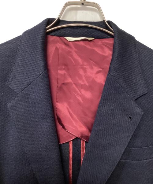 Paul Smith COLLECTION（ポールスミス コレクション）Paul Smith COLLECTION (ポールスミス コレクション) リネンテーラードジャケット ネイビー サイズ:LXの古着・服飾アイテム