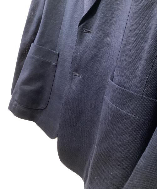 Paul Smith COLLECTION（ポールスミス コレクション）Paul Smith COLLECTION (ポールスミス コレクション) リネンテーラードジャケット ネイビー サイズ:LXの古着・服飾アイテム