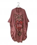 Vivienne Westwood RED LABELヴィヴィアンウエストウッドレッドレーベル）の古着「グラフィックORB BIGTシャツ」｜ピンク