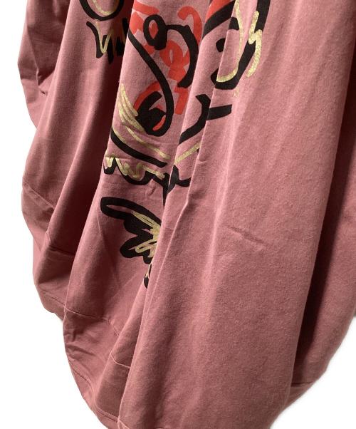 Vivienne Westwood RED LABEL（ヴィヴィアンウエストウッドレッドレーベル）Vivienne Westwood RED LABEL (ヴィヴィアンウエストウッドレッドレーベル) グラフィックORB BIGTシャツ ピンク サイズ:2の古着・服飾アイテム