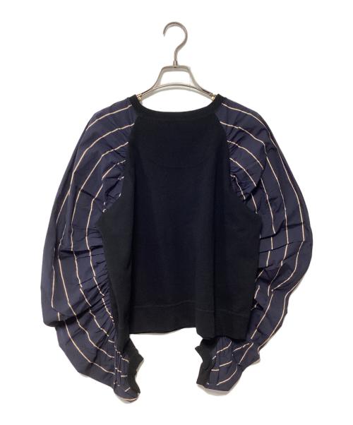 Vivienne Westwood RED LABEL（ヴィヴィアンウエストウッドレッドレーベル）Vivienne Westwood RED LABEL (ヴィヴィアンウエストウッドレッドレーベル) 長袖カットソー ブラック×ネイビー サイズ:00の古着・服飾アイテム