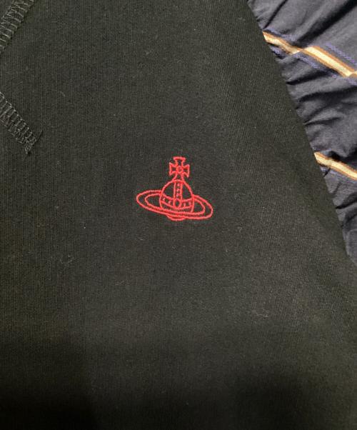Vivienne Westwood RED LABEL（ヴィヴィアンウエストウッドレッドレーベル）Vivienne Westwood RED LABEL (ヴィヴィアンウエストウッドレッドレーベル) 長袖カットソー ブラック×ネイビー サイズ:00の古着・服飾アイテム