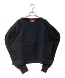 Vivienne Westwood RED LABEL（ヴィヴィアンウエストウッドレッドレーベル）の古着「長袖カットソー」｜ブラック