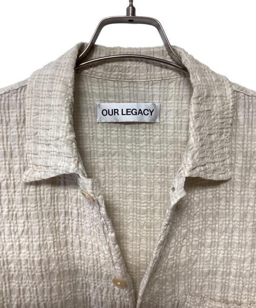 OUR LEGACY（アワーレガシー）OUR LEGACY (アワーレガシー) 半袖シャツ ベージュ サイズ:44の古着・服飾アイテム