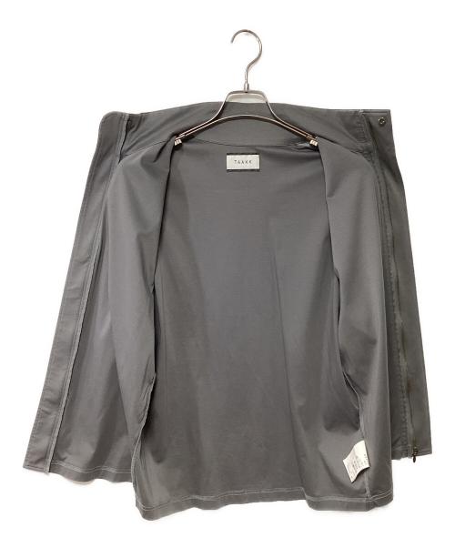 TAAKK（ターク）TAAKK (ターク) 半袖ジップシャツ グレー サイズ:3の古着・服飾アイテム