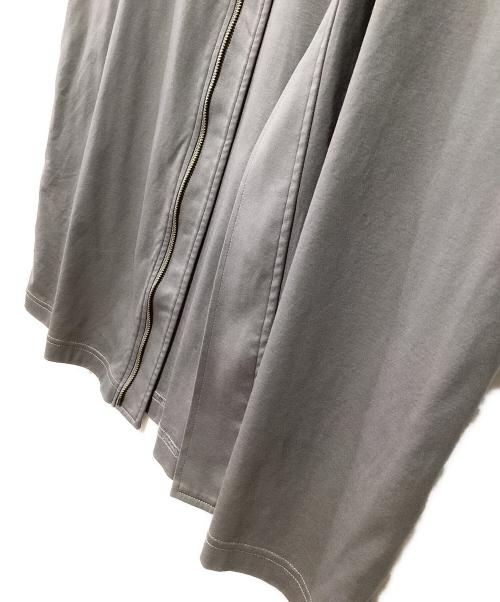 TAAKK（ターク）TAAKK (ターク) 半袖ジップシャツ グレー サイズ:3の古着・服飾アイテム