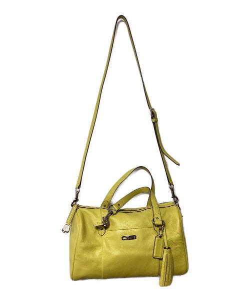 COACH（コーチ）COACH (コーチ) 2WAYバッグ イエローの古着・服飾アイテム