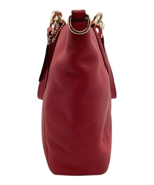 COACH（コーチ）COACH (コーチ) ハンドバッグ レッドの古着・服飾アイテム