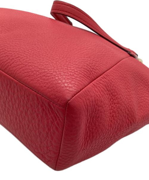 COACH（コーチ）COACH (コーチ) ハンドバッグ レッドの古着・服飾アイテム