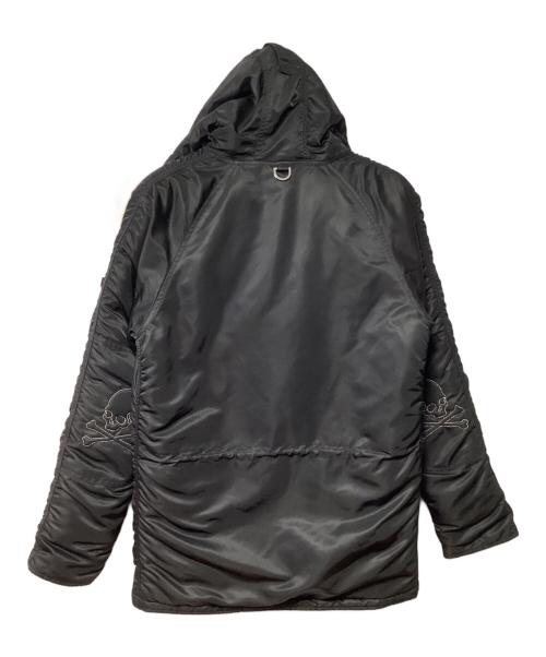 Mastermind JAPAN（マスターマインド ジャパン）Mastermind JAPAN (マスターマインド ジャパン) ALPHA (アルファ) N-3Bタイプコート ブラック サイズ:MEDIUMの古着・服飾アイテム