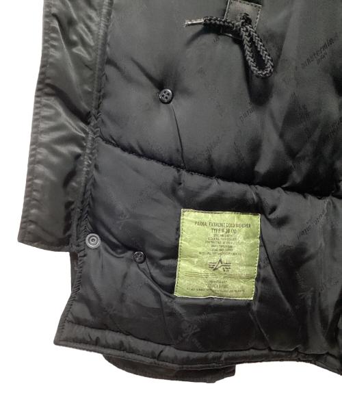 Mastermind JAPAN（マスターマインド ジャパン）Mastermind JAPAN (マスターマインド ジャパン) ALPHA (アルファ) N-3Bタイプコート ブラック サイズ:MEDIUMの古着・服飾アイテム