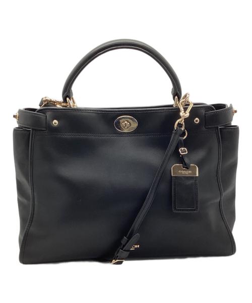 COACH（コーチ）COACH (コーチ) 2WAY ハンドバッグ ブラックの古着・服飾アイテム