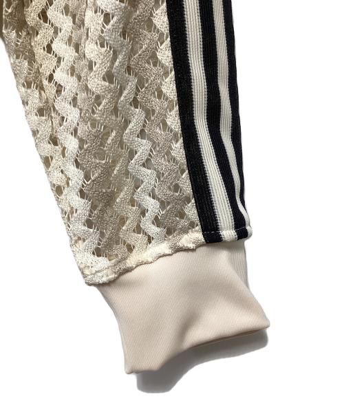 adidas（アディダス）adidas (アディダス) サマーグローファイヤーバード トラックトップ ベージュ×ブラック サイズ:Sの古着・服飾アイテム